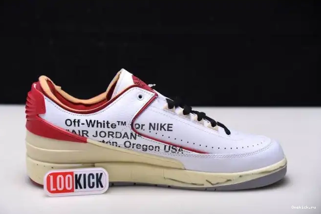 One Kick White 2 Low Retro Red Off-White Jordan SP DJ4375-106 0625